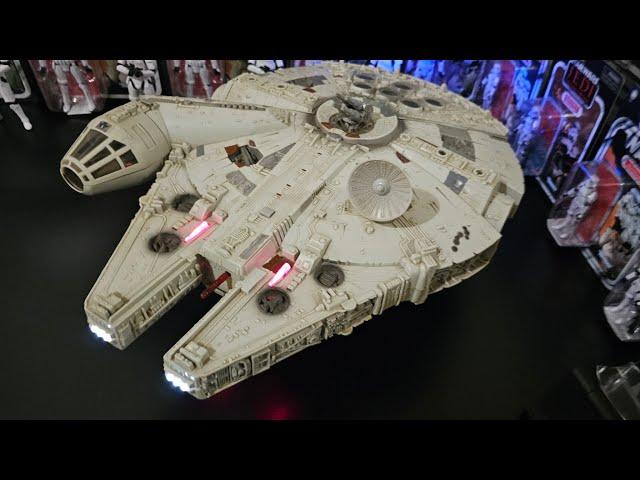 How to change the batteries on a 2004 OTC Millennium Falcon. Star Wars Vehicle.