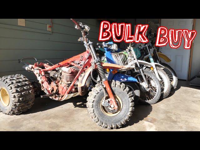 We Bought 5 Old Motorcycles & A 3 Wheeler....Are They JUNK??