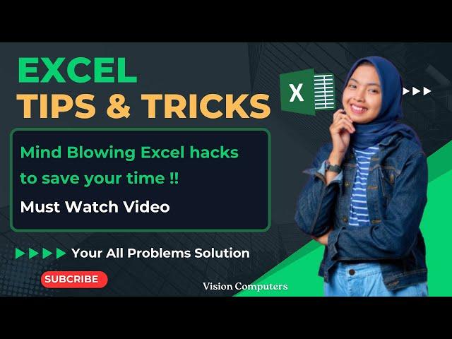 Mind blowing excel tricks  || Time saving Video || Must watch  7 tricks in 2 minutes #exceltricks