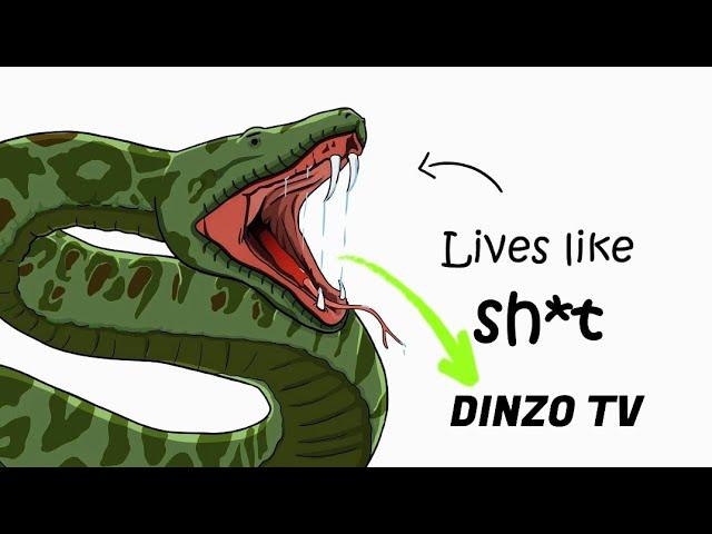 Why It Sucks to Be Born as a Giant Anaconda || Dinzo TV