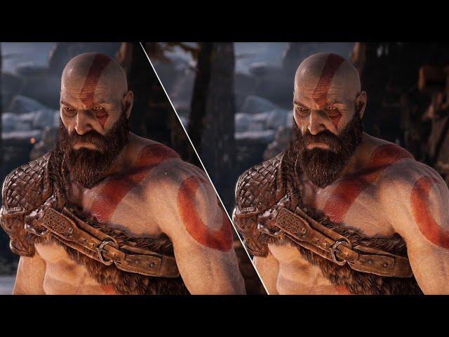 God of War Graphics Comparison: PS4 vs. PS4 Pro