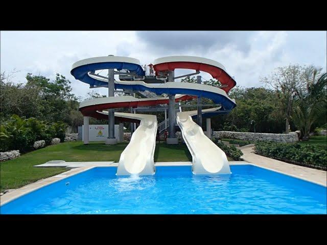 Playa Mia Cozumel pools and slides