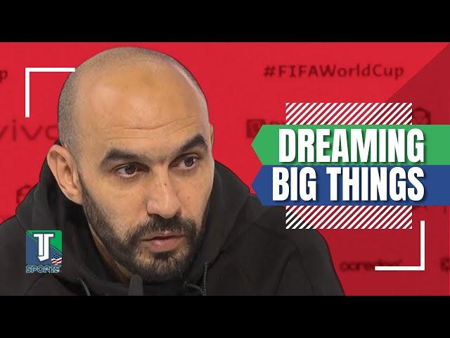 Moroccan coach BELIEVES his team can BEAT France and go to the World Cup FINAL