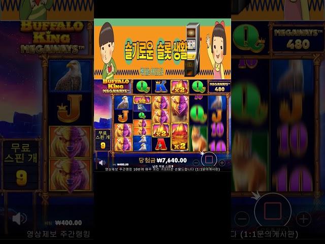 [슬롯]버팔로 메가웨이즈 맥스 WIN! 대박! #슬슬생  #슬롯 #슬롯머신 #슬롯라이브 #슬롯생방송 #슬롯실시간 #온라인카지노 #강원랜드 #강원랜드슬롯 #라이브바카라