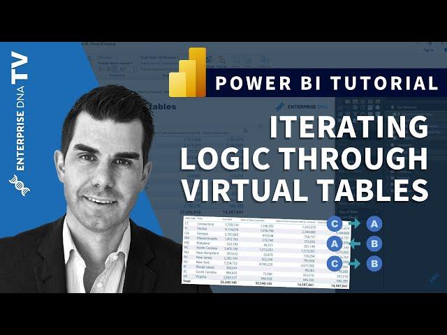 Iterating Logic Through Virtual Tables - Advanced DAX Concepts In Power BI