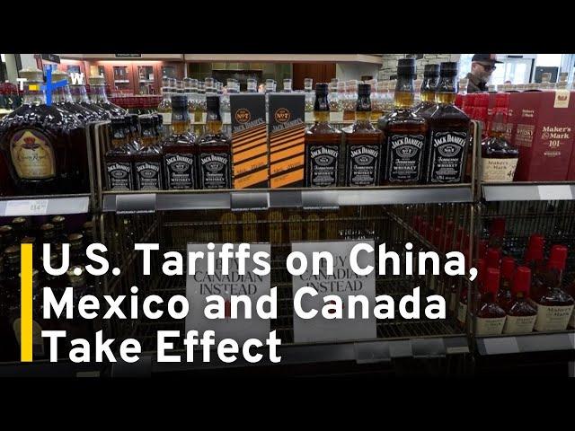 China, Mexico and Canada Hit Back at U.S. Tariffs｜TaiwanPlus News