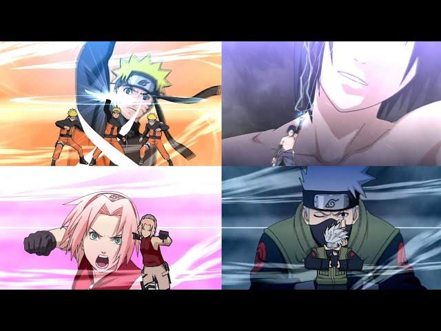 Naruto Shippuden Ultimate Ninja Heroes 3-All Ultimate Jutsu