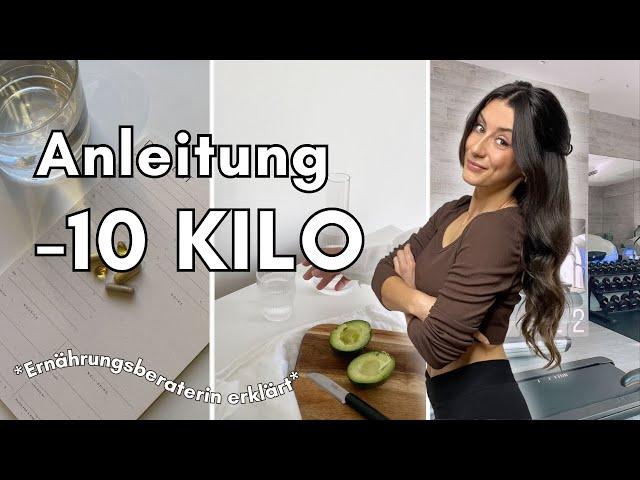 Wenn ich 10 Kilo abnehmen wollen würde | Schritt für Schritt Anleitung | Anina Maly