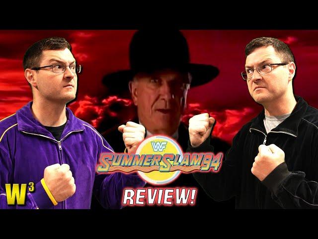 Undertaker vs. Undertaker! Leslie Nielsen! WWE Summerslam 1994 Review