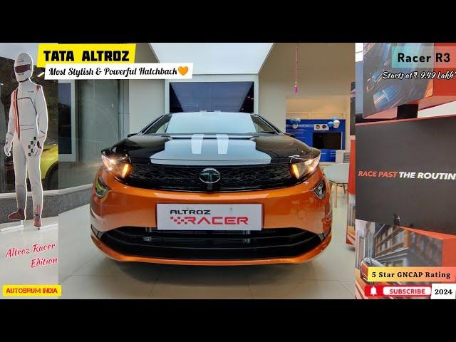 All New 2024 Tata Altroz Racer R3 Ultimate Performance Hatchback Review | Features, Specs & Price