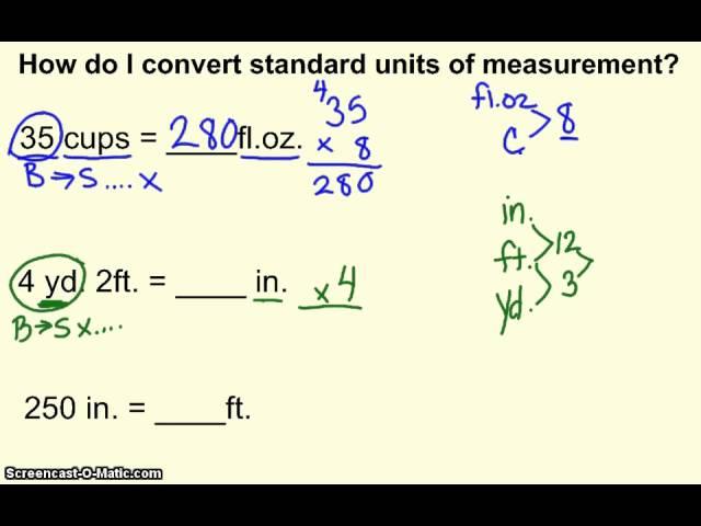 Convert Standard Measurement