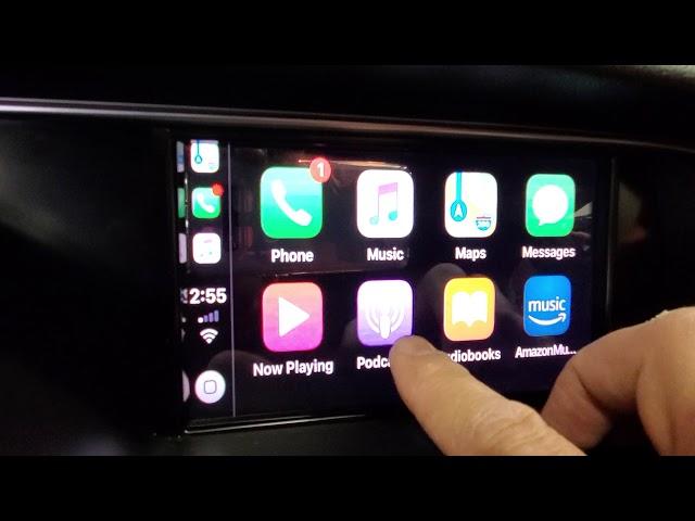 Audi A5 2013 Apple carplay and android auto OEM screen