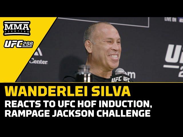 Wanderlei Silva Reacts To UFC HOF Induction, Rampage Jackson Challenge | UFC 298 | MMA Fighting