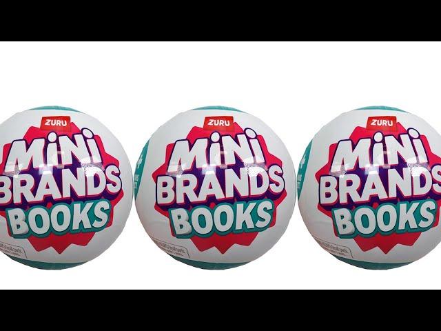 Zuru Mini Brands Books Blind Box Unboxing Review