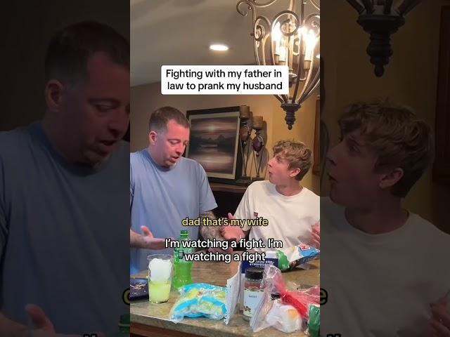 Fighting with father-in-law prank