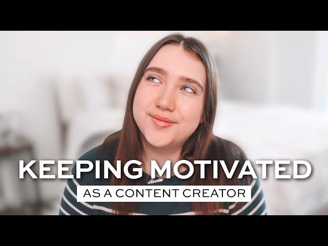 No Motivation? Watch This to Get Inspired as a Content Creator, YouTuber, or Blogger!