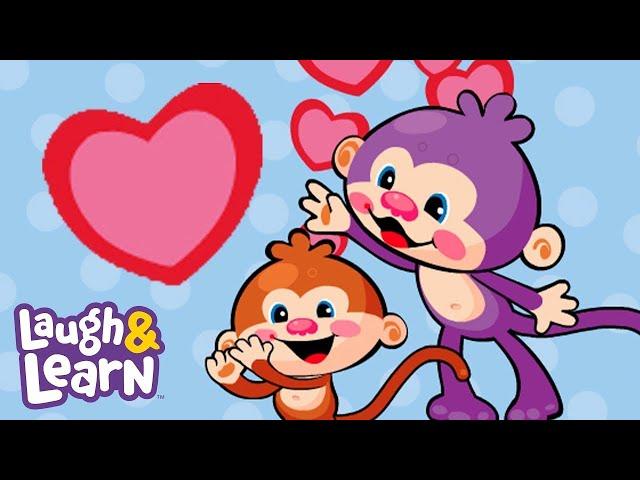 Monkey  Song  | Toddler Cartoons | Kids Songs | Learning Show | Nursery Rhymes | Laugh & Learn