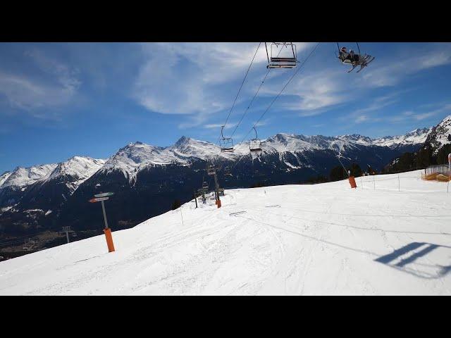 Piste Chamois & Le Jeu   Aussois ski