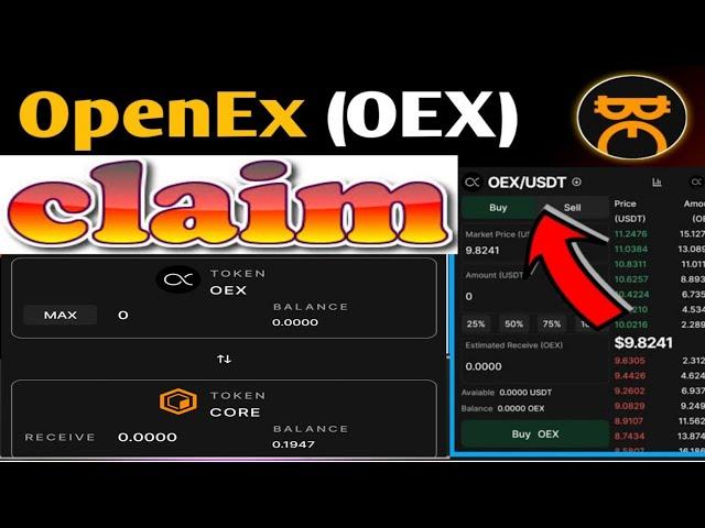 Oex  claim and Withdrawal Process ||oex new update