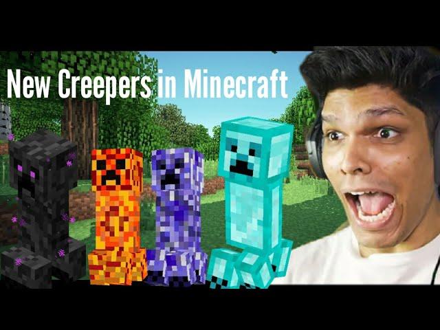 NEW CREEPERS IN MINECRAFT PE | Harman Op Gaming |