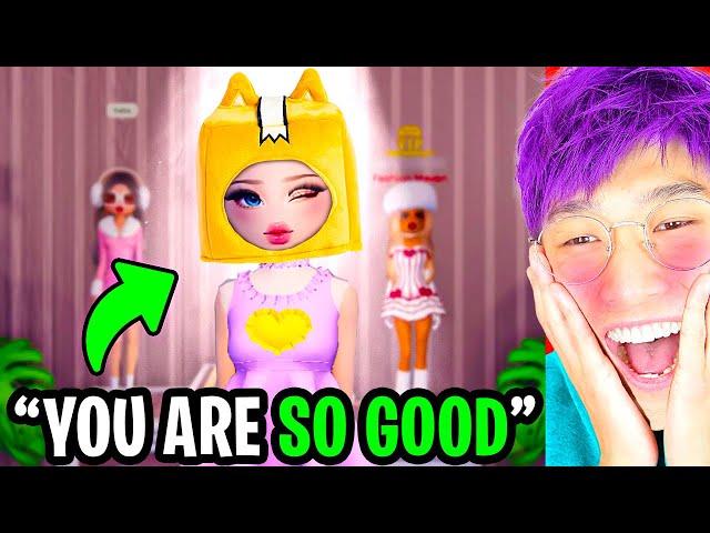 LANKYBOX Playing ROBLOX DRESS TO IMPRESS!? (NOOB vs PRO vs HACKER!)