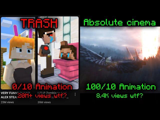 This is REAL Minecraft Animation - Little Dark Age