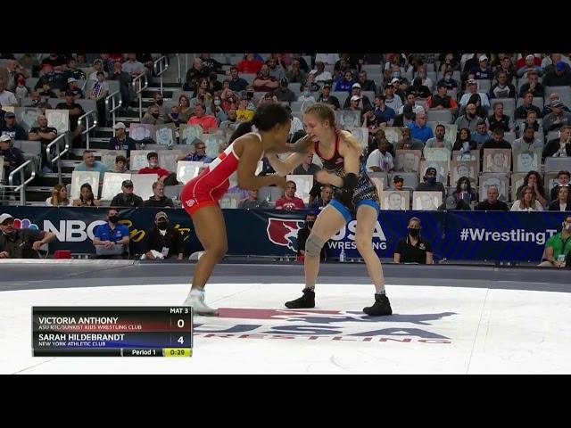 Sarah Hildebrandt VS Victoria Anthony - Women’s freestyle (50 kg.)