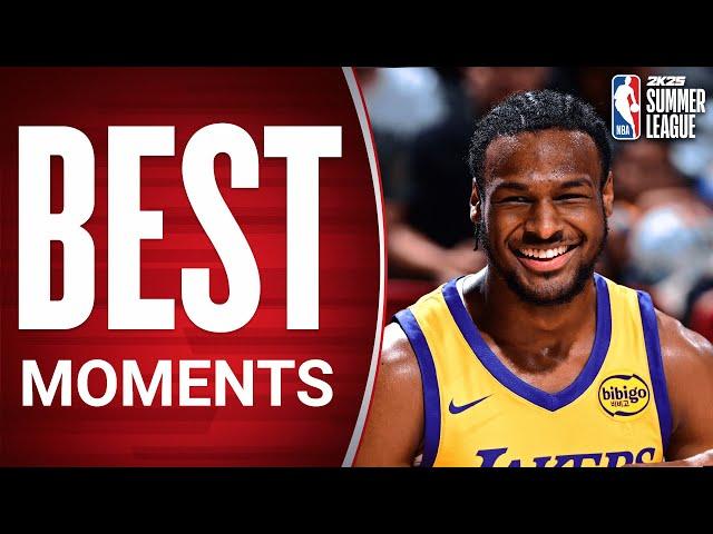 Lakers Rookie Bronny James' BEST Moments of the NBA 2K25 Summer League!