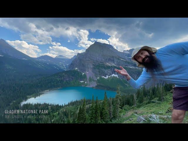 Grinnell Lake Timelapse in Glacier National Park - July 11, 2021