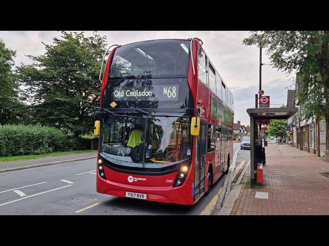 FULL JOURNEY | LONDON BUS N68 TOTTENHAM COURT ROAD - OLD COULSDON (YX17NVR) 2569