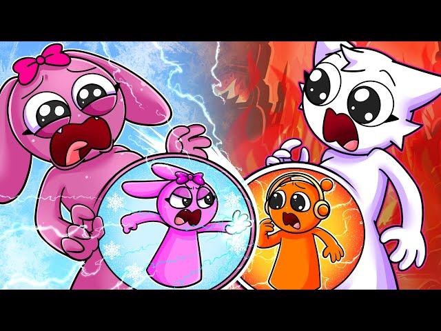 Wenda Hot Pregnant vs Pinkki Cold Pregnant Funny Pregnancy Situations | Incredibox Sprunki Animation