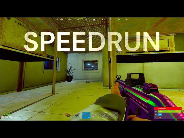 how i speedrun rust