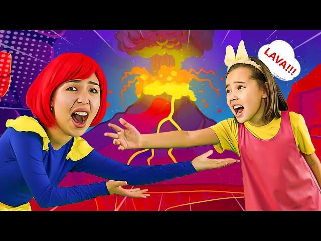 Floor Is Lava | When Mom's Away | Hokie Pokie Kids Videos