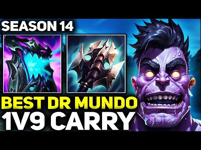 RANK 1 BEST DR. MUNDO IN THE WORLD 1V9 CARRY GAMEPLAY! | League of Legends