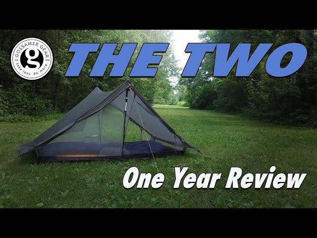 One Year Review of Gossamer Gears The Two Trekking Pole NON Freestanding UL Tent and How to it Setup