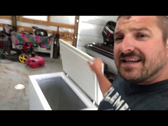 How to build a minnow tank for a dock using an old freezer