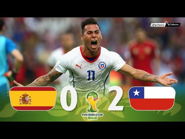 Spain 0 x 2 Chile ● 2014 World Cup Extended Goals & Highlights HD