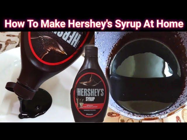 Hershey's Syrup Recipe | Chocolate Ganache Recipe | How to make chocolate Hershey 's syrup At Home