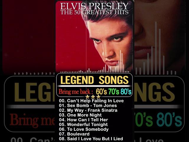 Devil In Disguise - Elvis Presley  Elvis Presley Greatest Hits 2024  Old Songs Bring Me Back 60s