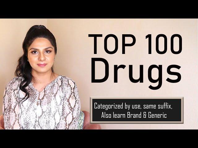 Top 100 drugs | Pharmacy tech study guide | Most common medications | Top 200 drugs