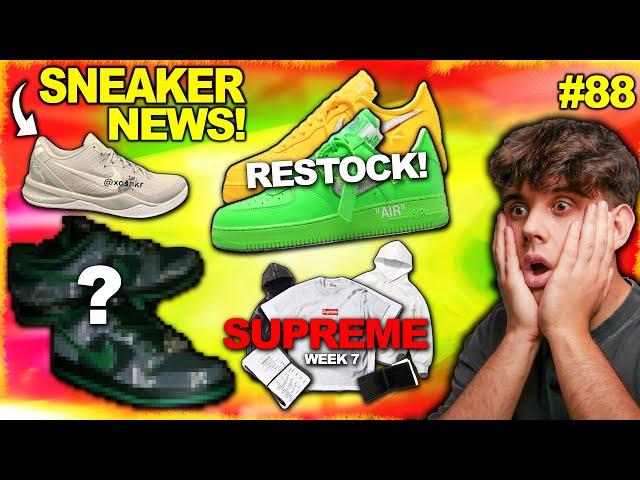 MEGA NIKE X OFF WHITE RESTOCK!? + SUPREME X Maison Margiela Collab  | Sneaker News #88