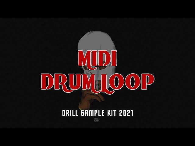 (FREE DOWNLOAD) UK/NY DRILL DRUM LOOP + MIDI KIT | [You Need This To Make Fire Beats]