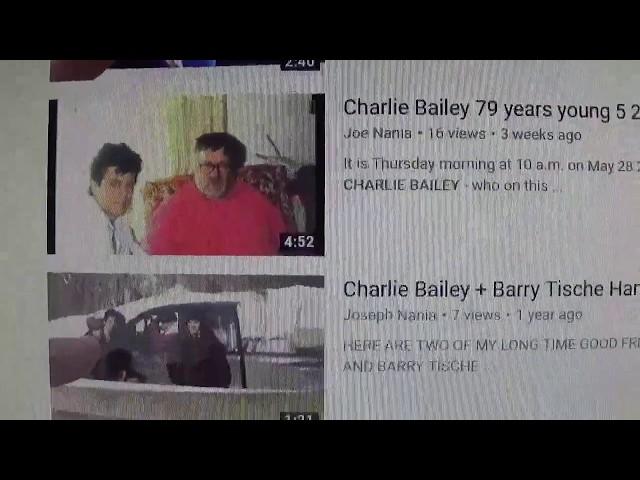 Charlie Bailey birthday card to Joe Nania 2000