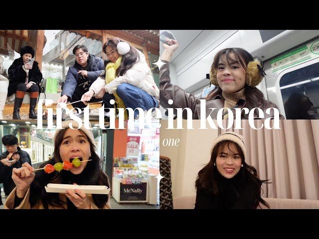 my first time in korea  | part one