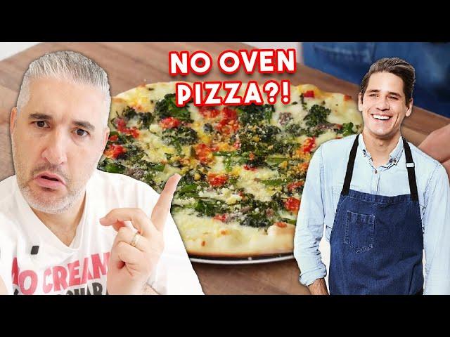 Italian Chef Reacts to Brian Lagerstrom's NO OVEN PIZZA | Honest Review and Improvements