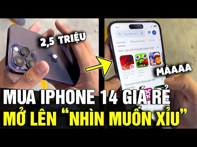 Săn được iPhone 14 giá 2 triệu rưỡi, thanh niên mở lên thì nghe nhức cái đầu | Tin Nhanh 3 Phút