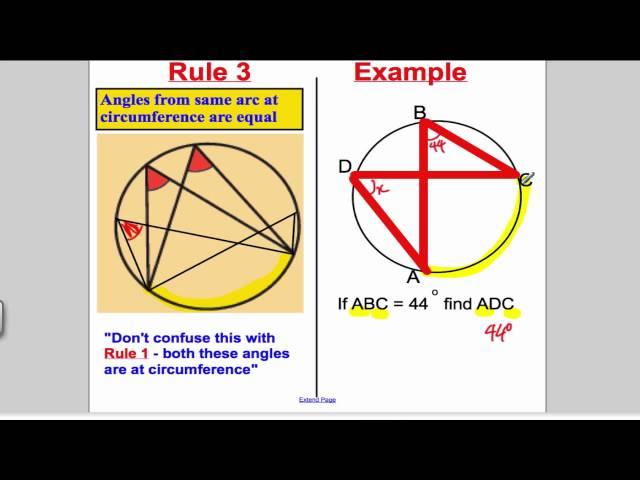 Circle Theorems - GCSE Maths Higher