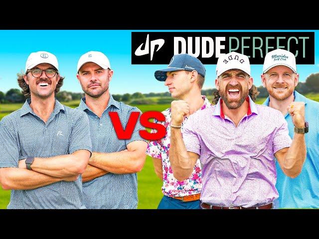 Dude Perfect challenged us to a golf match