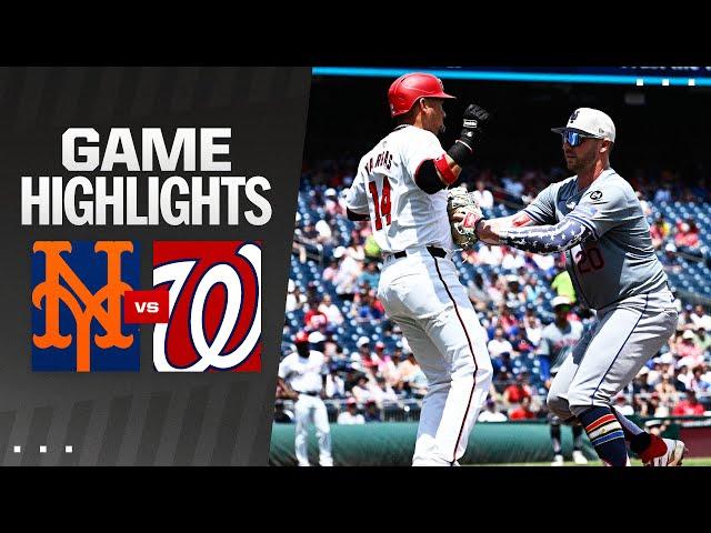 Mets vs. Nationals Highlights (7/4/24) | MLB Highlights