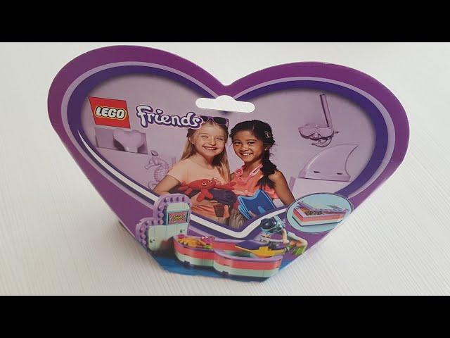 Lego Friends 41385 Emma Heart Box Unboxing and Building